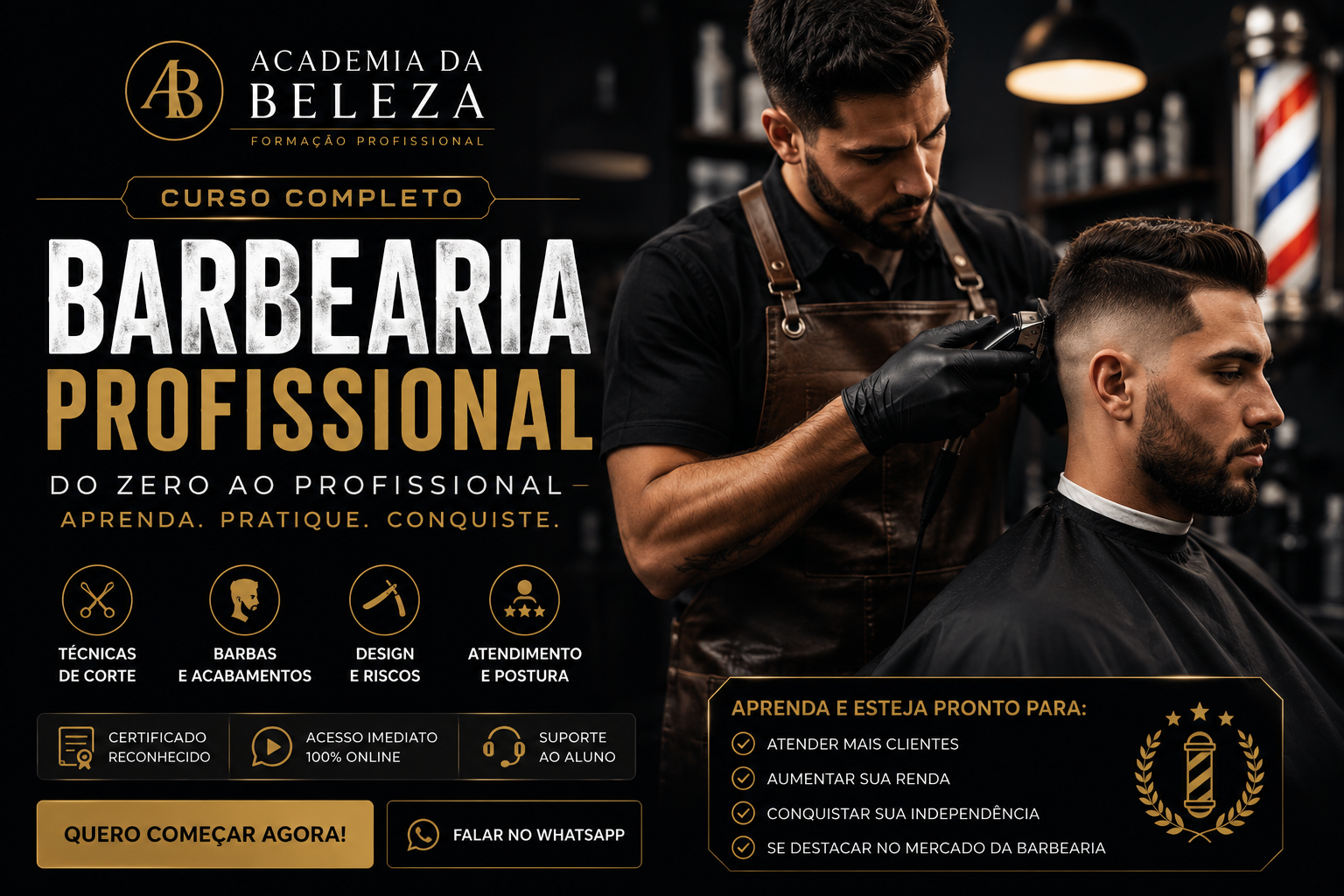 Curso de barbeiro profissional